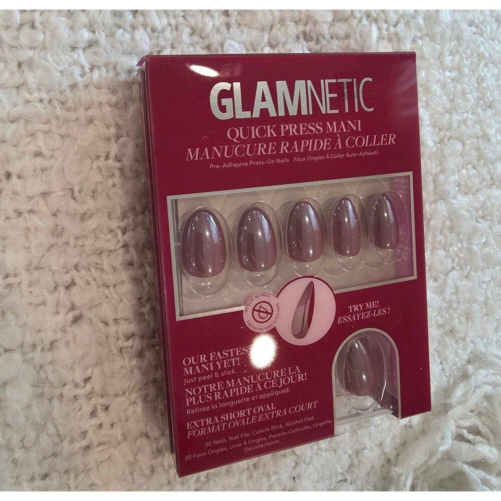 Glamnetic Quick Press Mani Extra Short Oval Nails